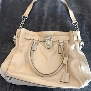 Michael Kors cream bag